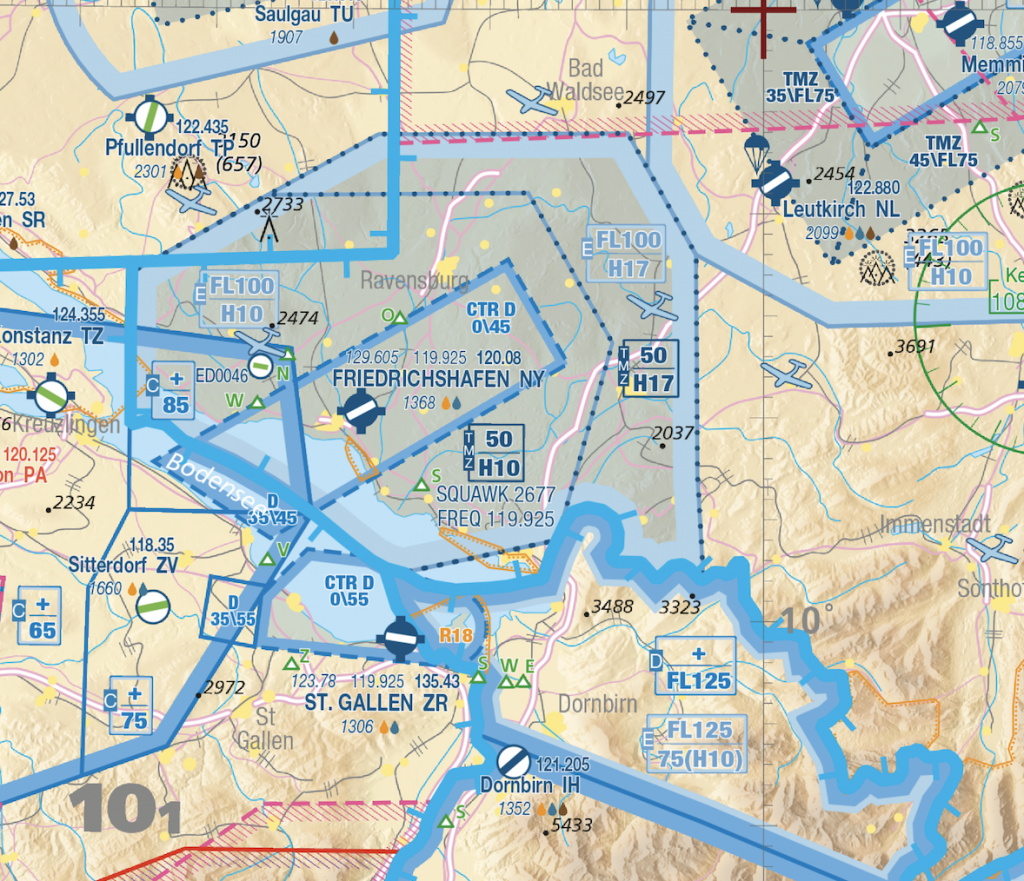 Germany/Central Europe Air Million VFR 2024 paper+digital map Airmate